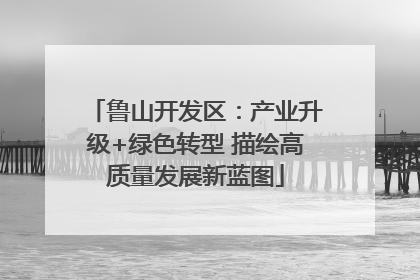 鲁山开发区：产业升级+绿色转型 描绘高质量发展新蓝图