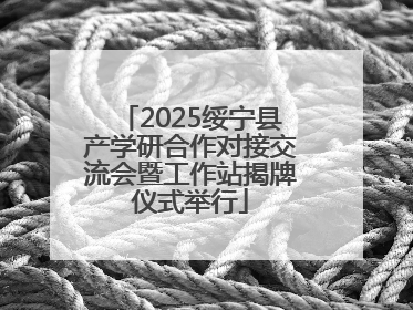 2025绥宁县产学研合作对接交流会暨工作站揭牌仪式举行