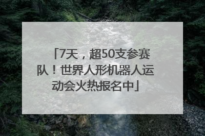 7天，超50支参赛队！世界人形机器人运动会火热报名中