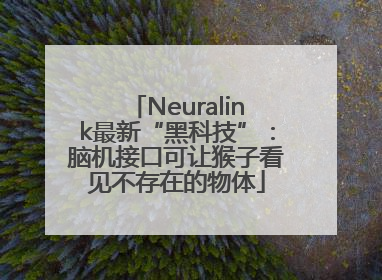 Neuralink最新“黑科技”：脑机接口可让猴子看见不存在的物体